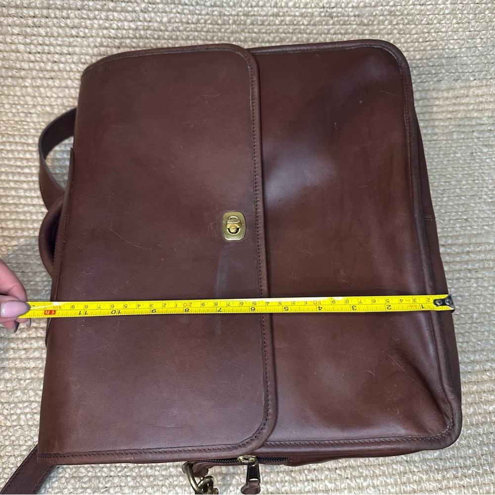 Coach Brown Leather Briefcase - Picture 12 of 16